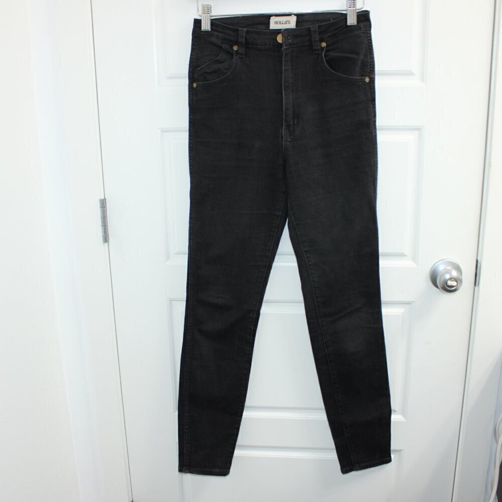 3/$30 Rolla's Eastcoast Ankle High Rise Super Skinny Size 27 Black